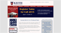 Desktop Screenshot of keithschool.com